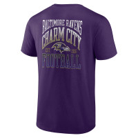 Baltimore Ravens Profile Big & Tall Two-Sided T-Shirt - Purple