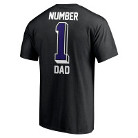 Baltimore Ravens Fanatics Branded #1 Dad T-Shirt - Black