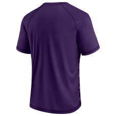 Baltimore Ravens Fanatics Branded Hail Mary Raglan T-Shirt - Purple