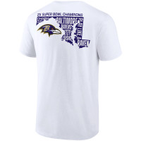 Baltimore Ravens Fanatics Branded Hot Shot State T-Shirt - White