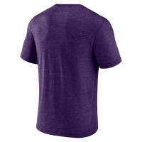 Baltimore Ravens Fanatics Branded Official Retro Tri-Blend T-Shirt - Heather Purple