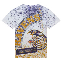 Baltimore Ravens Mitchell & Ness Team Burst Sublimated T-Shirt - White