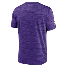 Baltimore Ravens Nike Sideline Velocity Athletic Stack Performance T-Shirt - Purple