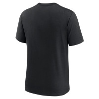 Baltimore Ravens Nike Wordmark Logo Tri-Blend T-Shirt - Black