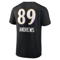 Mark Andrews Baltimore Ravens Fanatics Branded Team Wordmark Player Name & Number T-Shirt - Black