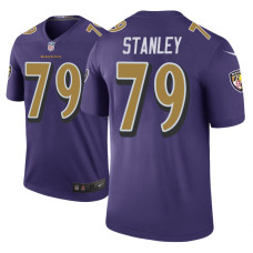 Men Baltimore Ravens #79 Ronnie Stanley Purple Nike legend color rush Jersey