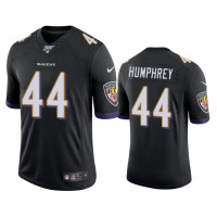 Men Baltimore Ravens #44 Marlon Humphrey 100th Season Black Vapor Limited Jersey