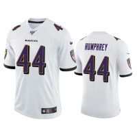 Men Baltimore Ravens #44 Marlon Humphrey 100th Season White Vapor Limited Jersey