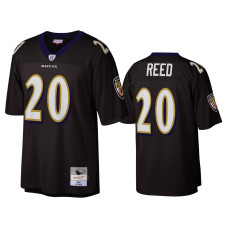 Men Baltimore Ravens #20 Ed Reed Black 2004 Replica Jersey