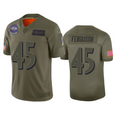 Men Baltimore Ravens #45 Jaylon Ferguson Camo 2019 Salute to Service Limited Jersey