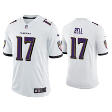 Men Baltimore Ravens #17 Le'Veon Bell Vapor Limited White Jersey