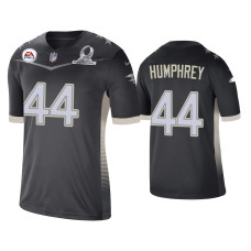 Men Baltimore Ravens #44 Marlon Humphrey 2021 AFC Pro Bowl Game Anthracite Jersey