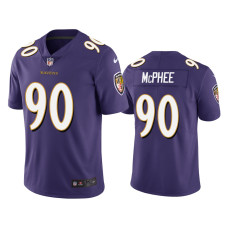 Men Baltimore Ravens #90 Vapor Untouchable Limited Pernell McPhee Vapor Limited Purple Jersey