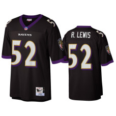 Men Baltimore Ravens #52 Ray Lewis Black 2004 Authentic Jersey