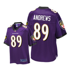 Youth Baltimore Ravens #89 Purple Mark Andrews Pro Line Jersey