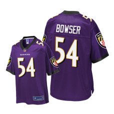 Youth Baltimore Ravens #54 Purple Tyus Bowser Pro Line Jersey